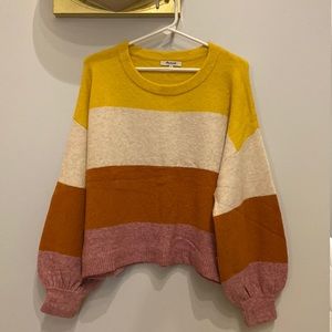 Women's Madewell colorful sweater